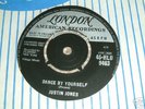 JUSTIN JONES dance by yourself UK LONDON MOD SOUL 45