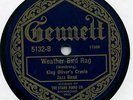 Gennett 5132 KING OLIVER CREOLE BAND Weather Bird Rag E