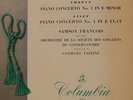 *COLUMBIA - 33CX 1238 - CHOPIN/LISZT - SAMSON FRANCOIS*