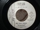 EASIER SAID THAN DONE  THE FOUR SONICS  #111  ON SPORT