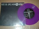 NIRVANA PURPLE VINYL LOU REED 45 P/S HERE SHE COMES NOW