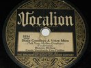 DENNIS McGEE 78 rpm VOCALION 5334 CAJUN '29 V+