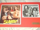 SLADE SLAYED FULLY SIGNED LP DISPLAY W/COA GLAM ROCK