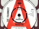 THE FOURMOST Rosetta CBS UK PROMO 45 Paul McCartney  NM