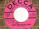ROCKABILLY KILLER 45 JIMMY AND JOHNNY DECCA SWEET LOVE