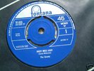 ESCORTS dizzy miss lizzy 1964 UK FONTANA 45 UNPLAYED