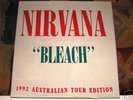 NIRVANA-1992 GREEN BLEACH AUSTRALIAN TOUR LP-500 MADE