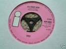 FREE all right now 1970 UK PINK ISLAND 45 UNPLAYED