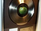 The Beatles original platin RIAA Floater Award *BPI*