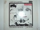 U2 THREE Out of Control 45 CBS 7951 Import Rare ORANGE