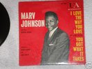 MARV JOHNSON-SUPER RARE EP-UNITED ARTISTS UAE 10.007