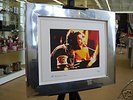 JOHN LENNON BEATLES SIGNED CANVAS POP ART IN CHROME WOW