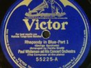 Paul Whiteman Rhapsody in Blue Jazz 78 rpm Gershwin 