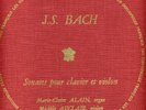 MICHELE AUCLAIR DF 209-210 ( 2 LPS) SIX BACH SONATAS