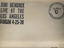 Jimi Hendrix Live Los Angeles Forum 4-25-1970 LP Double