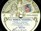 DE LUCIA FERNANDO Opera 78rpm Fonotipia 92721/2 Tu Sola