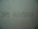 Beatles WHITE ALBUM early LOW No.  5808  VERY RARE