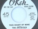 NORTHERN SOUL - ARTISTICS - THIS HEART OF MINE -OKEH DJ