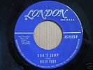 TOP BILLY FURY USA 45 - I'D NEVER FIND ANOTHER YOU