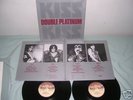KISS DOUBLE PLATINUM RARE GERMAN/DUTCH DIFFER.COVER LP