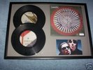 OASIS SIGNED FRAMED 'STOP THE CLOCKS' DOUBLE EP