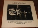 NEIL YOUNG 1970 carnegie hall LIVE LP PSYCH RARE