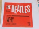 The Beatles Why MGM 45 Picture Sleeve PS Tony Sheridan