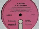 King Crimson - In the Court of SUPERB PINK ORIGINAL