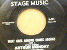 RARE FUNK 45 ARTHUR MONDAY What Goes Around ORIGINAL