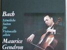 GENDRON Bach Cello Suites 3 LP PHILIPS A 02397/9 L mono