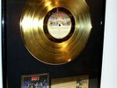 KISS Destroyer goldene Schallplatte Vinyl Gold Record