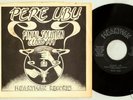 PERE UBU FINAL SOLUTION 1976 ORIG ART PUNK 45 PS NICE