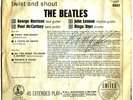 RINGO STARR SIGNED TWIST & SHOUT EP SLEEVE 1963 BEATLES