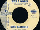 Northern Soul GENE McDANIELS Walk With A Winner WDJ NR