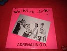 RARE PUNK ADRENALIN O.D. BLUE VINYL LP WACKY HIJINX '84