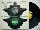 Miles Davis Walkin orig lp on US Prestige PRLP 7076