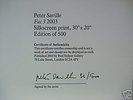 Joy Division Fac 3 Silk Screen Low No 45 Signed Saville