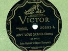 Victor 20593 ALLIGATOR BLUES John Hyman Bayou Stompers