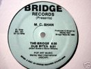 m.c. shan the bridge beat biter og 12' mint 215 1986