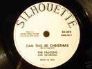 FALCONS SENT UP CHRISTMAS SILHOUETTE MINT SEMIFLEX