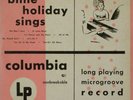 Billie Holiday-Sings-Columbia 6129-EXCELLENT 10