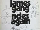 THE JAMES GANG *AUTOGRAPHED  Rides Again  LP* JOE WALSH