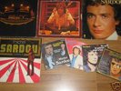 4 33 Tours dont 1 dédicacés +  4 45 Tours MICHEL SARDOU