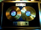 LED ZEPPELIN-GOLDENE SCHALLPLATTE-GOLD RECORD-VINYL