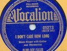 Blind Boy Fuller  Vocalion 05273 HEAR IT 