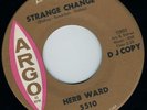 HERB WARD northern soul 45 ARGO Strange Change nm  HEAR