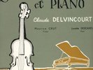 Rare DUCRETET Delvincourt SONATA FOR VIOLIN AND PIANO