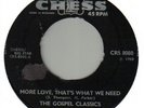 NORTHERN SOUL GOSPEL CLASSICS MORE LOVE UK CHESS 8080