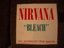 NIRVANA Bleach LP 1992 Australian Tour Edition RARE NM