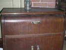 Alter Plattenspieler mit 68 Schellackplatten anfang1900